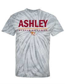 Ashley High School Silver Tie Dye T-Shirt - Orders due Monday, June 5, 2023